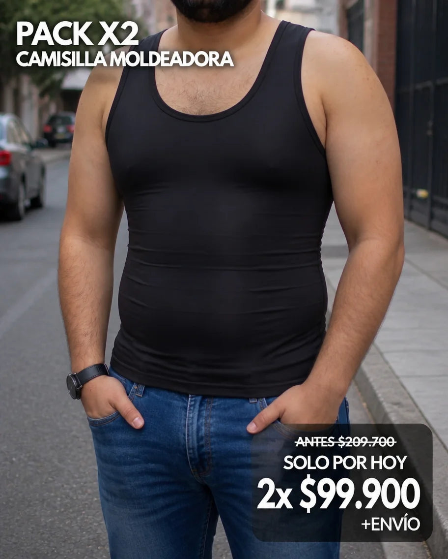 Camisilla Moldeadora Pack x2